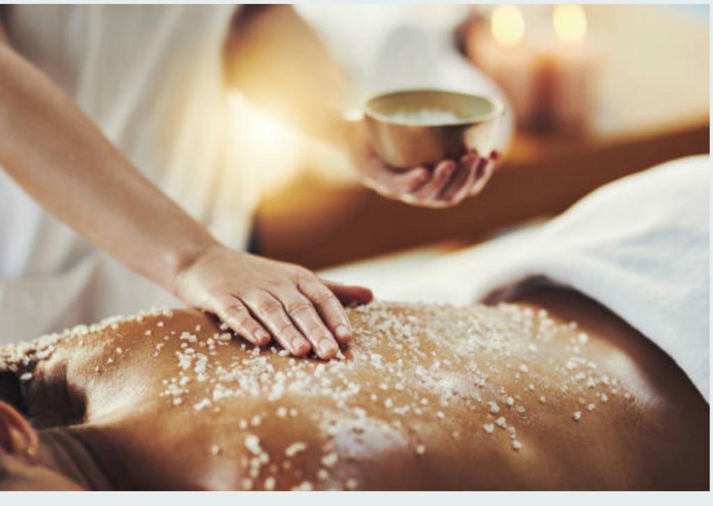 Full body sugar scrub £45